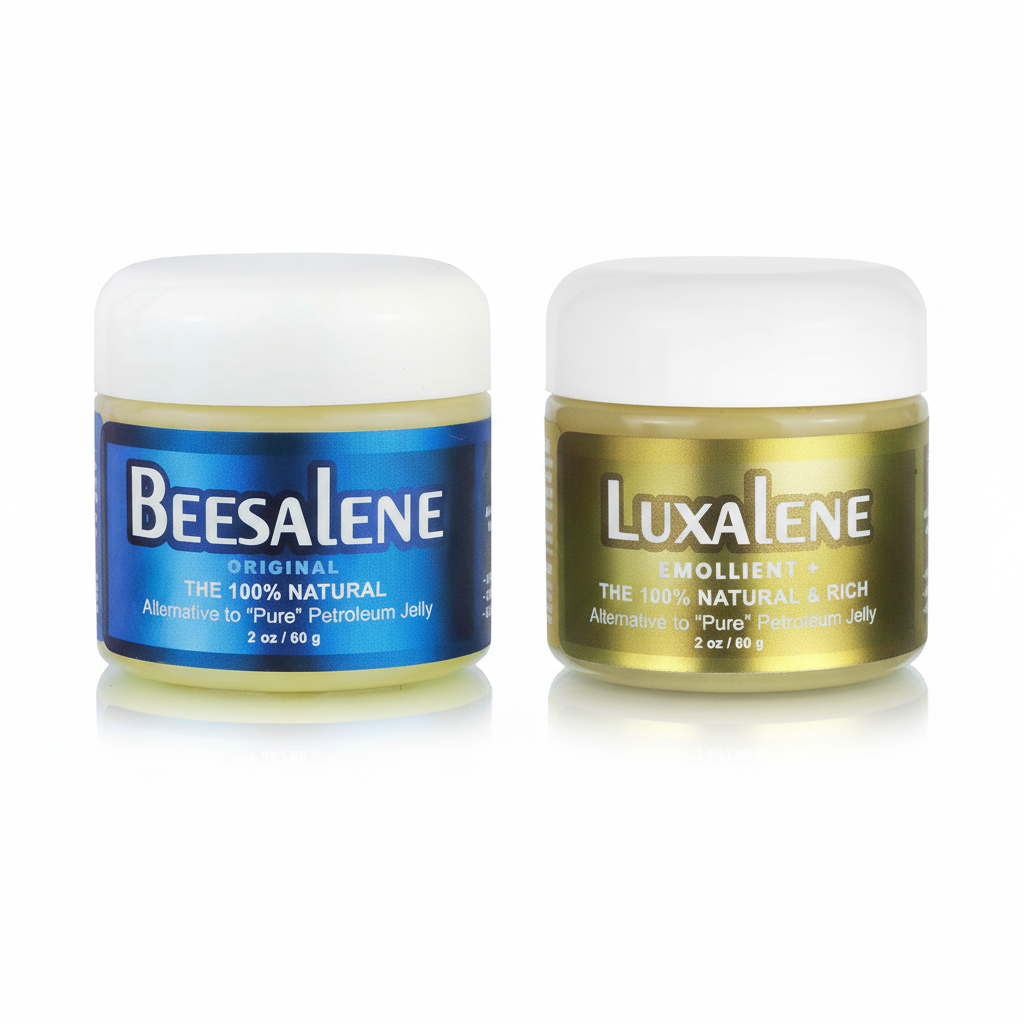 Petroleum Jelly Alternative Duo – Beesalene + Luxalene