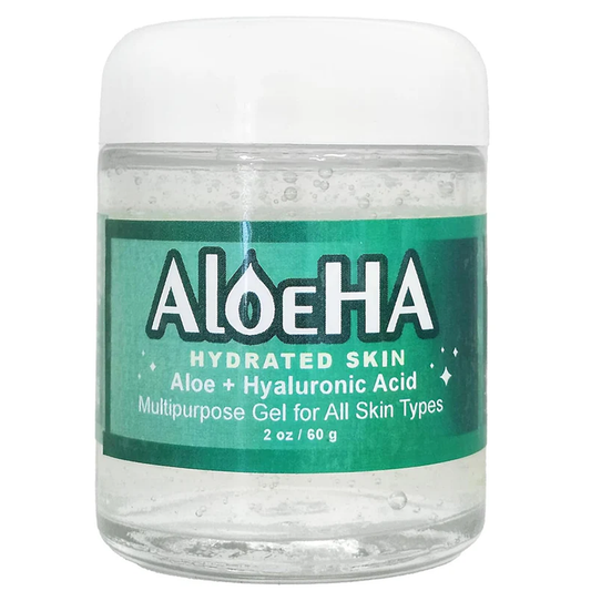 AloeHA Hydrated Skin Aloe & Hyaluronic Acid Gel - Hydrating Serum & Moisturizer