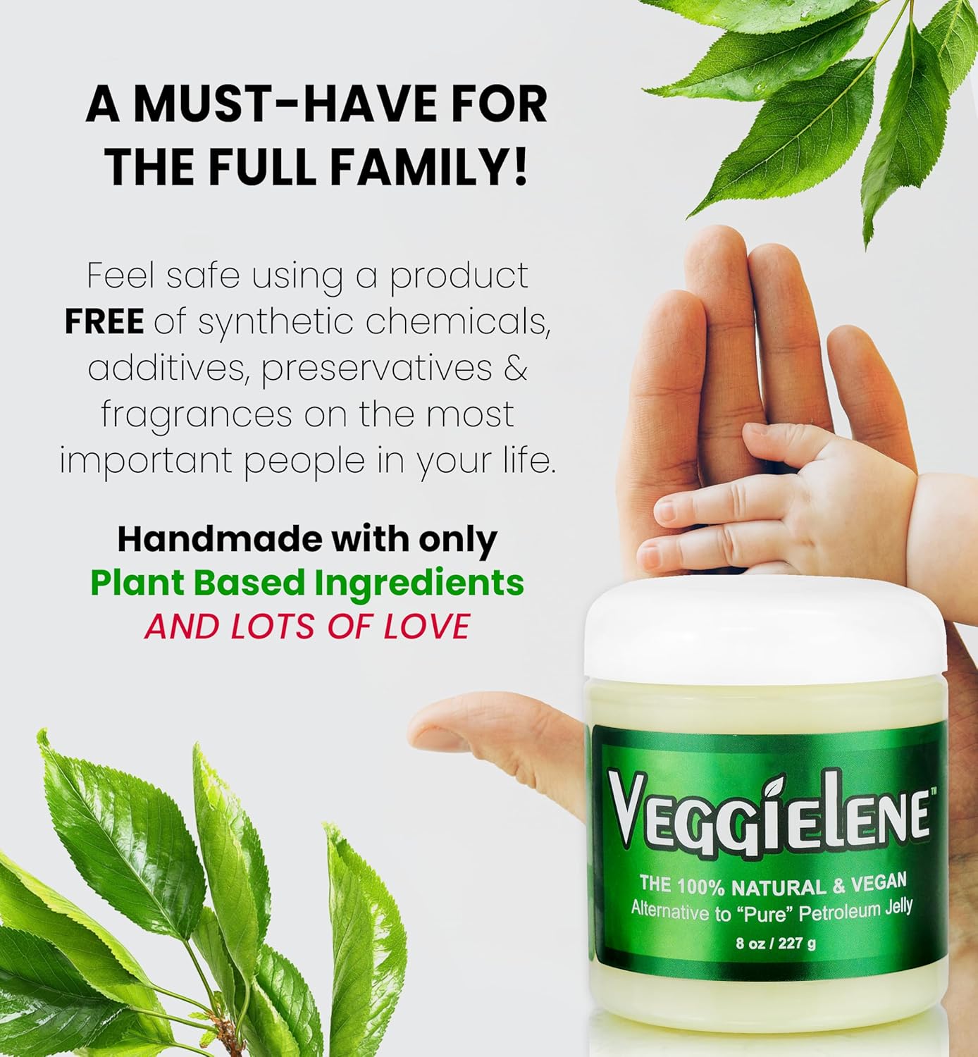 Veggielene - Vegan Petroleum Jelly Alternative