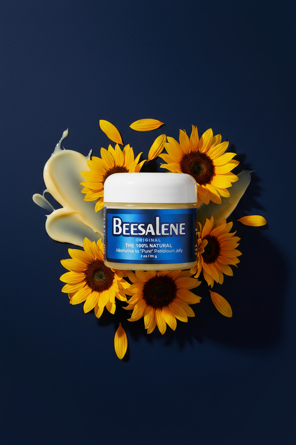 Beesalene Navy Sunflower Banner