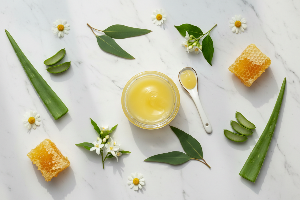 Luxalene Banner – Chamomile Stone